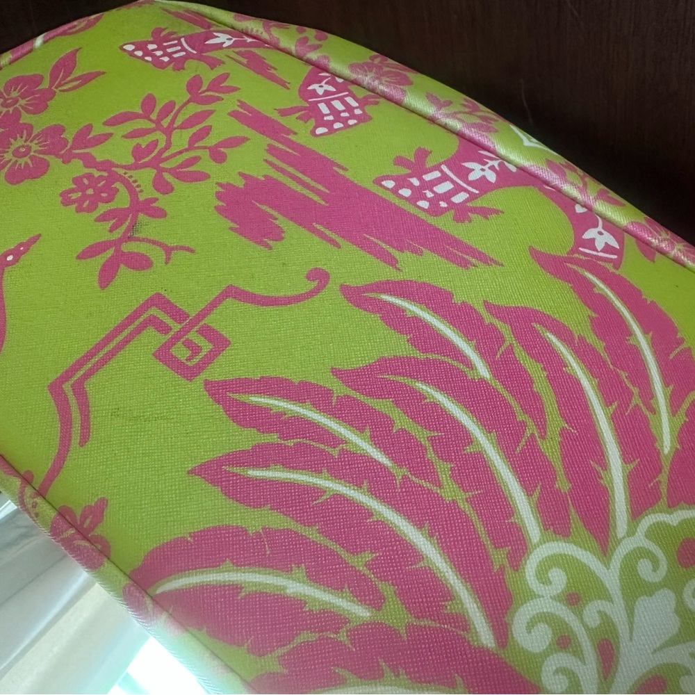 Spartina 449 Elephant Pink and Green Tote Bag - Picture 12 of 14